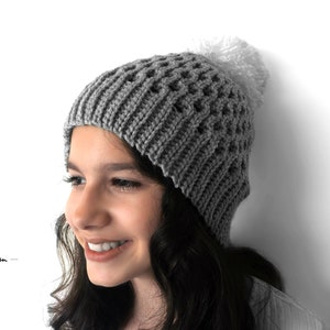 CROCHET PATTERN- BELLA hat,beanie,kids,woman,girl,teens,adult,beginner friendly,fall,winter,knit look,stretchy,warm