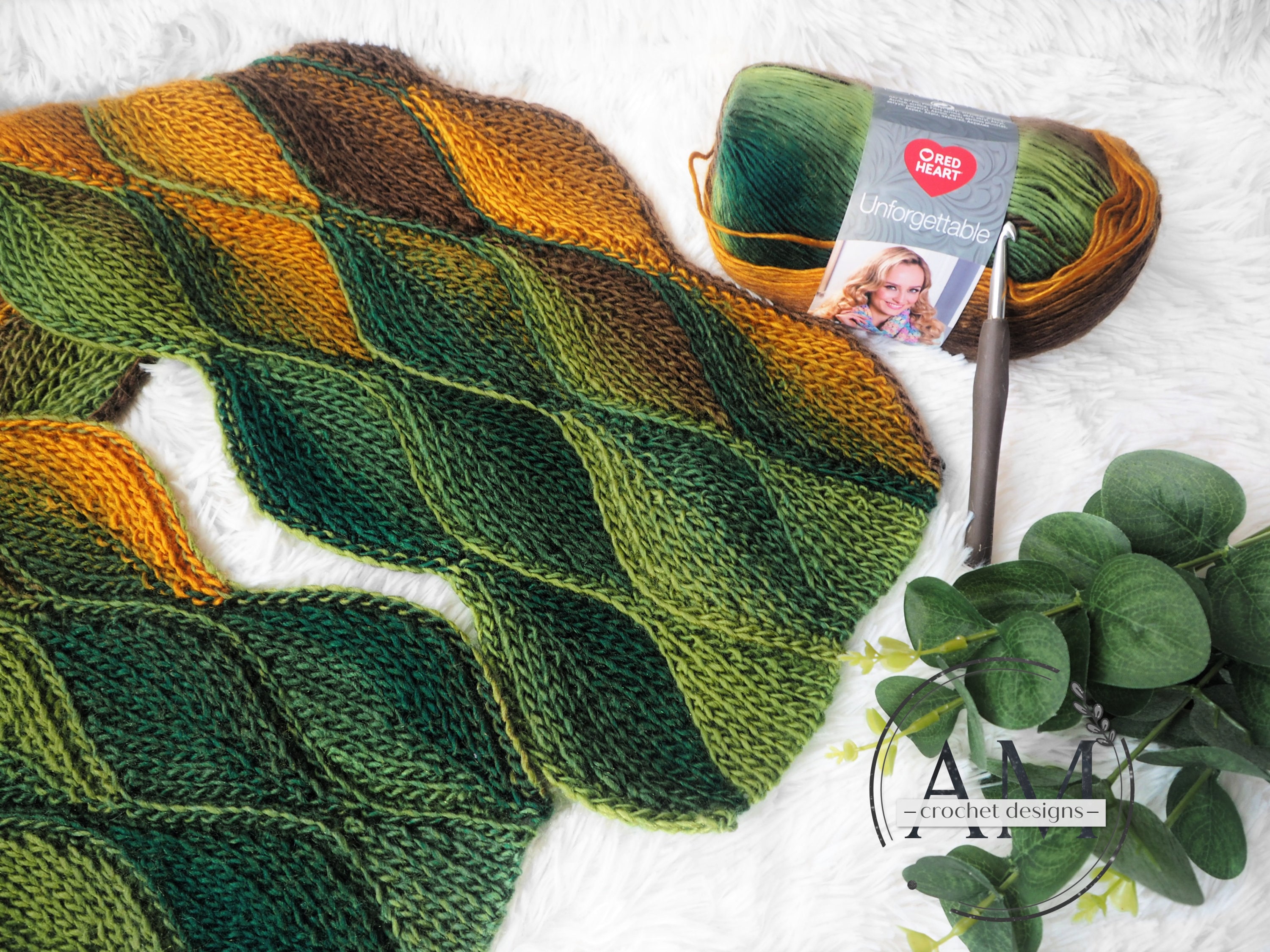 Knit-look Leafy Slouchy Beanie Crochet Pattern - Crochet & Knitting   Unique crochet blanket, Crochet leaf patterns, Slip stitch crochet