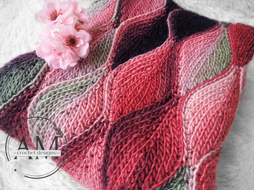 Crochet leaf pattern blanket hotsell