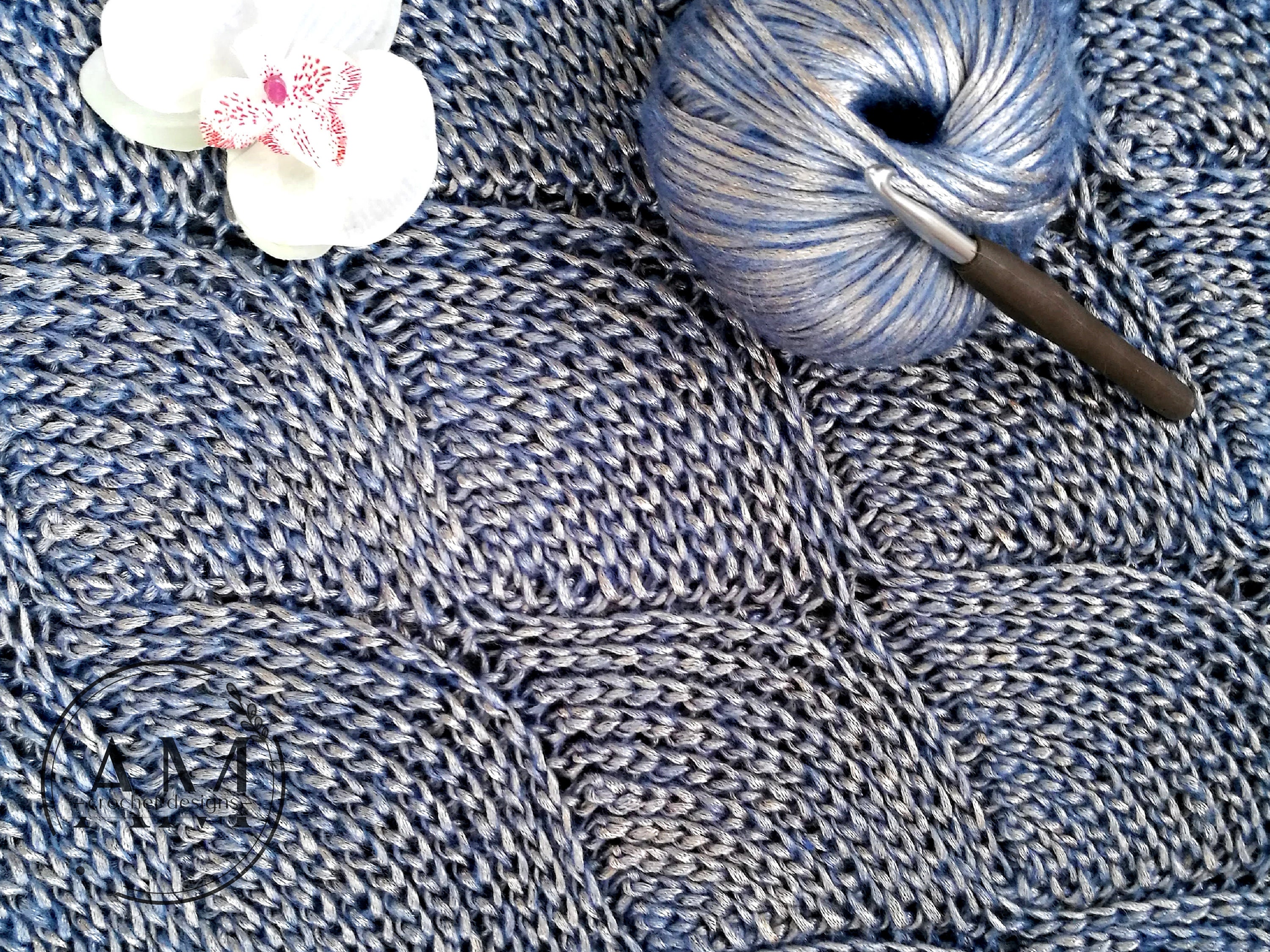 12 Ocean Waves Crochet Patterns: Bring Coastal Texture to Blankets, Bags, and Gifts 7 Crochet Pattern- Ocean Waves Knit-look Stitchery
