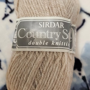 Sirdar Country Style Double Knit Yarn in Wheat SH 409 Lot 674 ~ 9 ...
