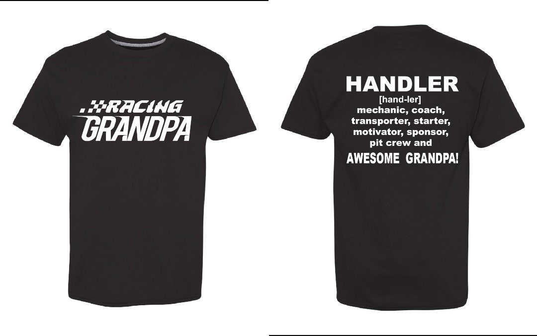 Racing Grandpa T-shirt/handler T-shirt/quarter Midgets T-shirt - Etsy