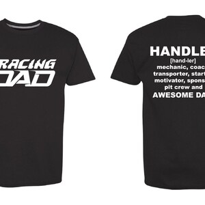 USA Racing Dad 3/4 Raglan Sleeve Shirt main image 0