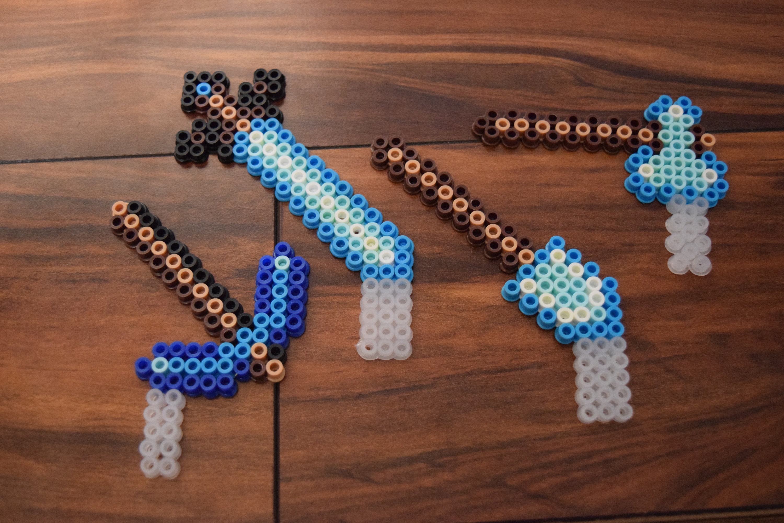 Minecraft Perler Bead Tool Toppers