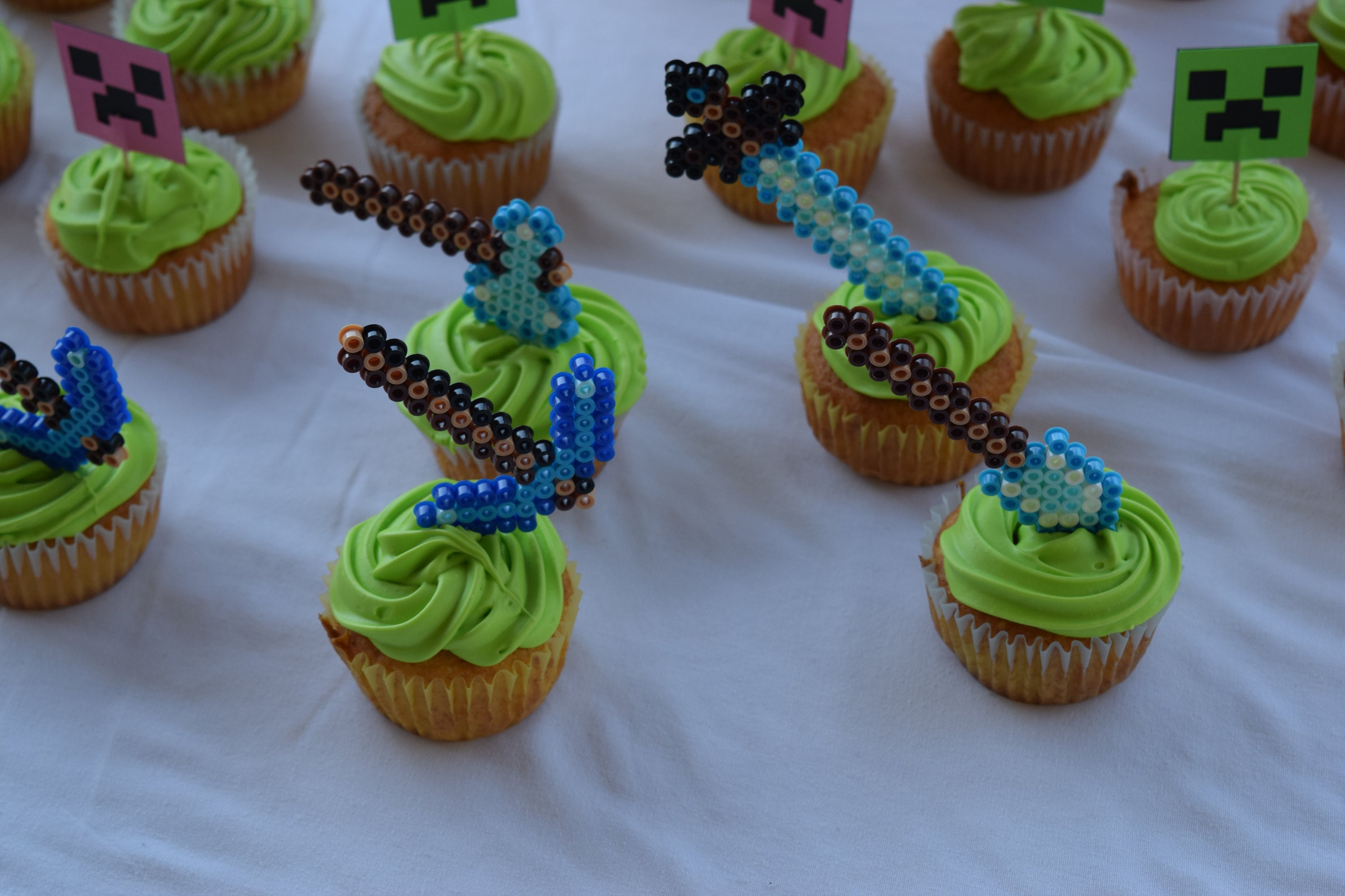 Minecraft Perler Bead Tool Toppers
