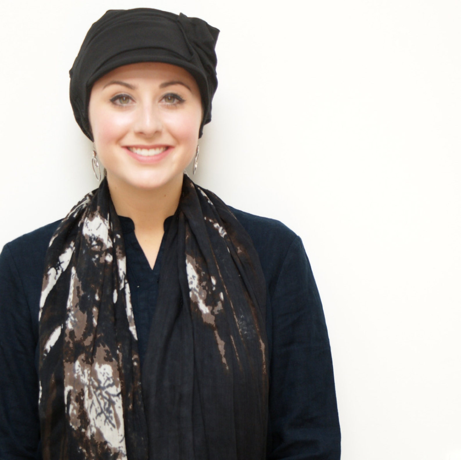 Casquette hijab noir prêt-à-porter hijab femmes dames | Etsy