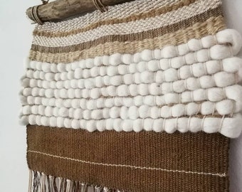 Tapestry Weavings Woven Wall Hanging Rustic Home Décor Neutral Home Décor Hygge Home Décor Cottage Decor