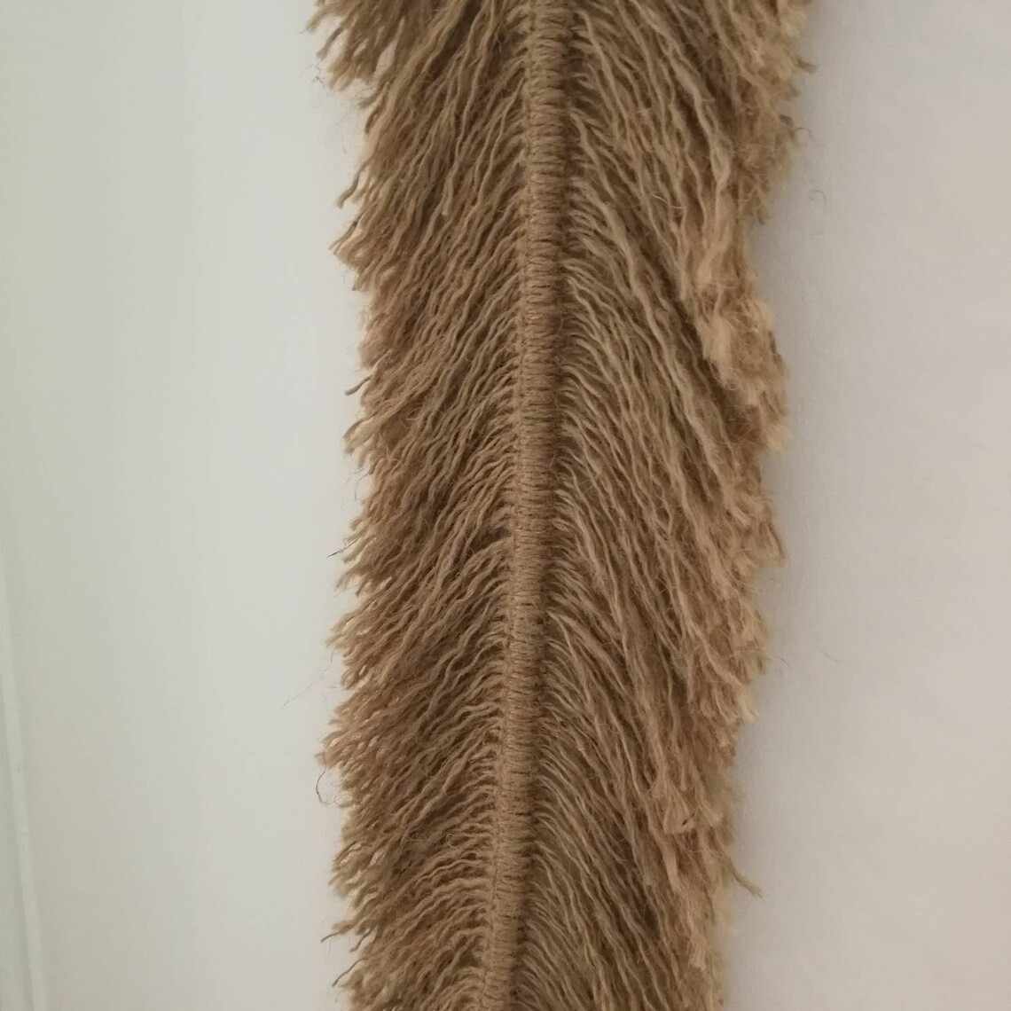 Original long jute feather. French country decor. Macrame Etsy