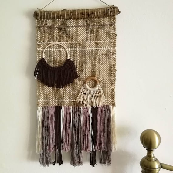 Macrame woven wall hanging hot sale