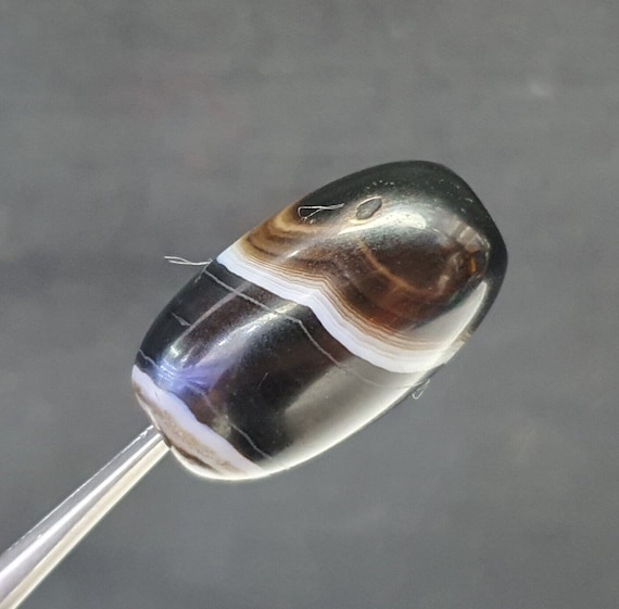 Ancient indo tibetan very rare agate bead amulet bead
