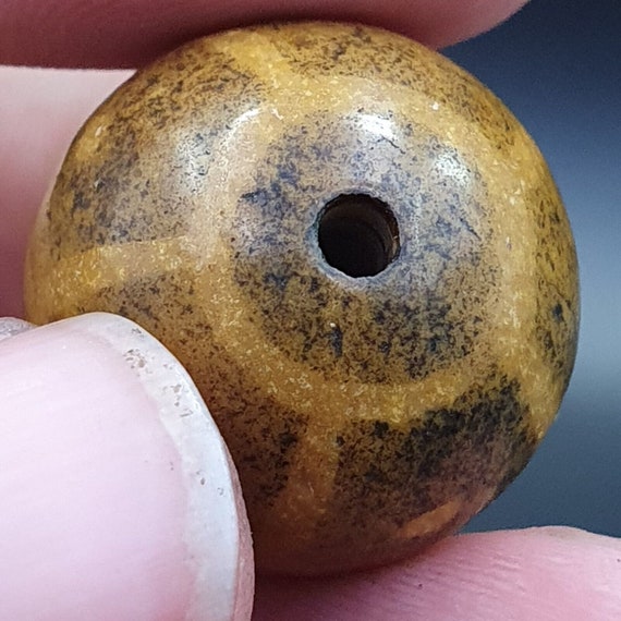南アジア産ビルマ産アンティーク プムテックピュービーズ 20mm 20個 