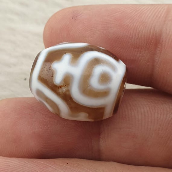 Treasure vase unique pattern himalayan tibetan ag… - image 3