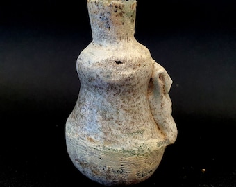 Rare ancient roman glass perfume bottle medicine bottle