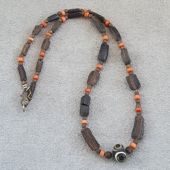 Antique roman era glass beads strand necklace #g3Gift