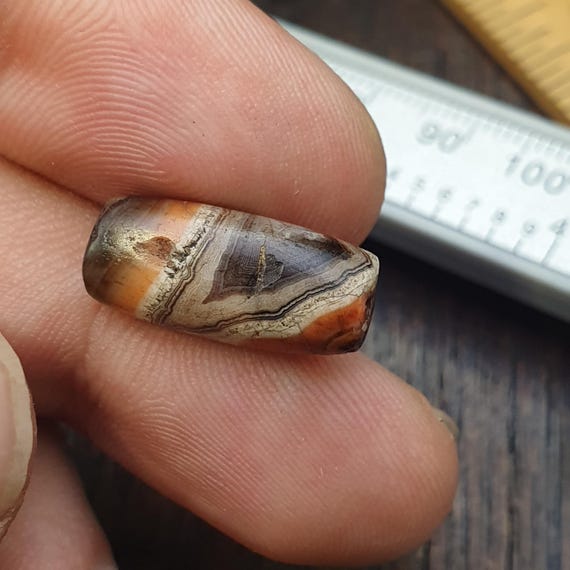 Antique Unique Ancient Jasper Bead, Rare Yemeni Natural Eye bead