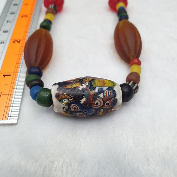 アンティーク　 トレードビーズネックレス 240608-50.jpg