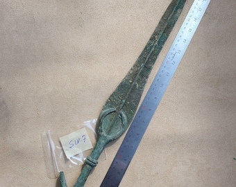 Ca.1000-800 bc amazing ancient greek archaic period bronze sword #sw7