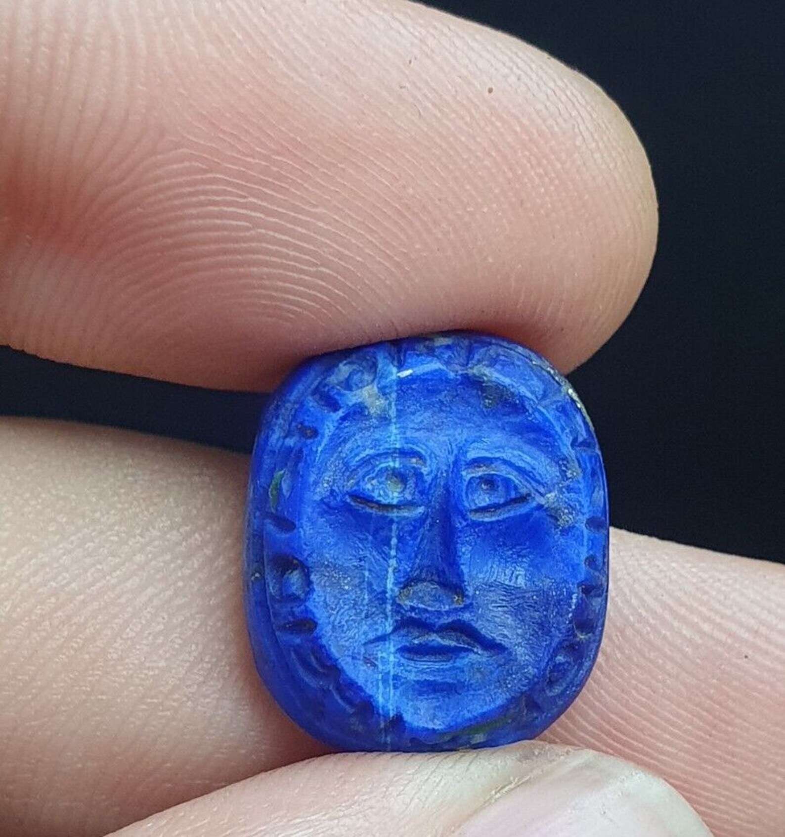 Ancient Achaemenid-sassanian Persian Afghan Lapis Stamp Seal W Pahlavi ...