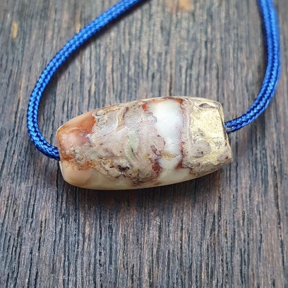 Antique Yemeni Dentritic Agate Bead Rare Middle Eastern Antique agate