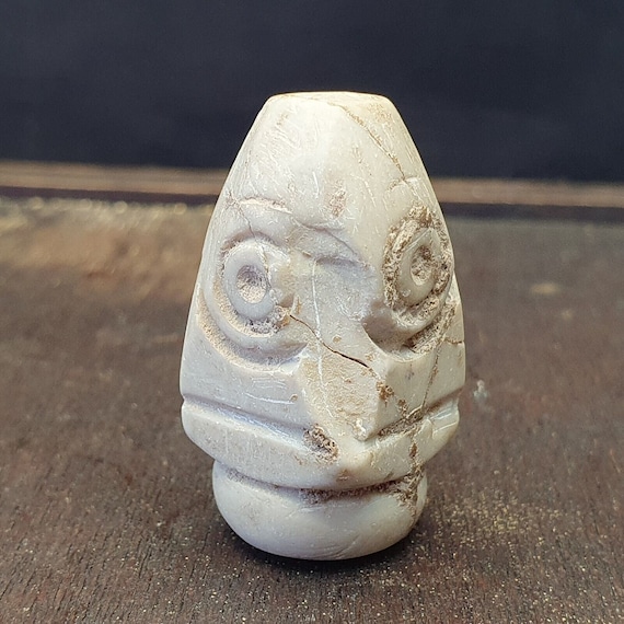 Antique ancient old himalayan indo tibetan agate beadGift