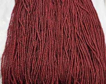 venetian czech whiteheart trade beads irregular shape strand 3mm-3.5mm