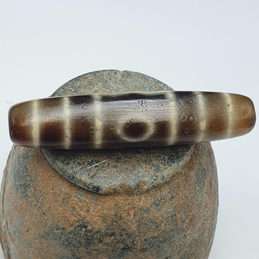 Unique Pattern 3 Eye Sky Earth Eyes Agate Stone Dzi Bead Amulet - Etsy ...