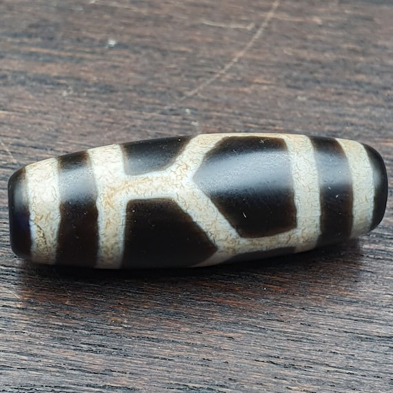 Rare pattern tibetan dzi bead old amulet agate tibet gzi pendant