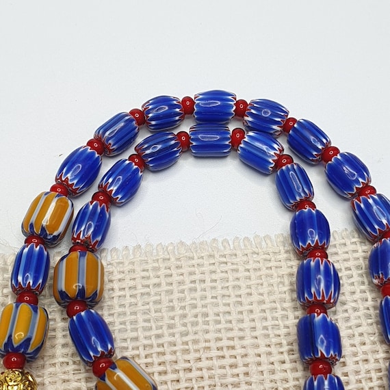 Ancien Collier Perle Argent Massif - Chaîne Style Art Nouveau, Superbe état!