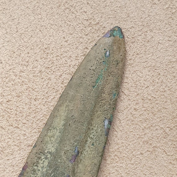 古代ギリシャの鉄器時代の大型短剣、紀元前 1200 年。47 cm #sw1