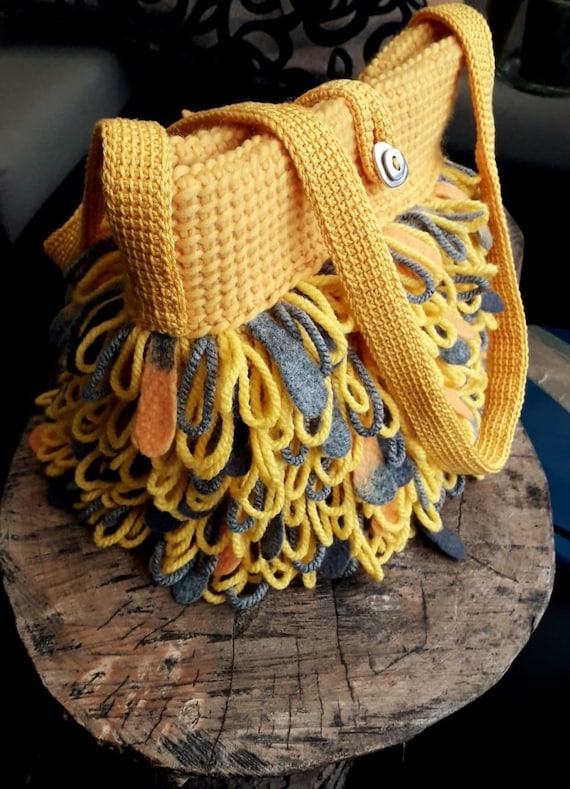 Borsa Uncinetto Borsette In Feltro Per Bimbe Tutorial Borsa In