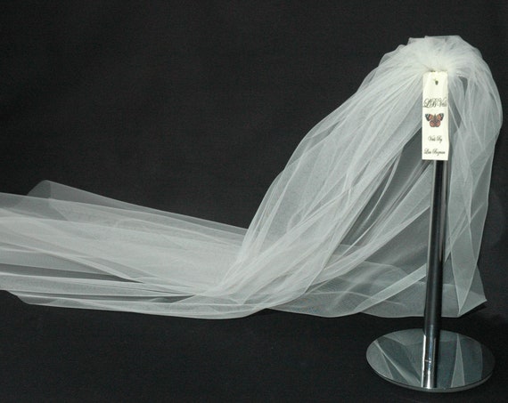 1 Single Tier Plain Wedding Veil LB Veils LBV162 UK