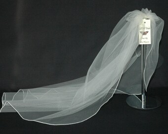 1 Single Tier Plain LB Veils 143 UK