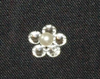 1 Single Tier Crystal Flower LB Veils 38.s UK