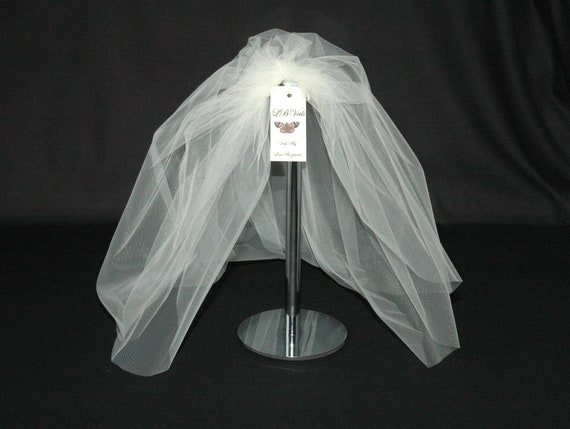 2 Tier Plain Bouffant LB Veils 161 UK