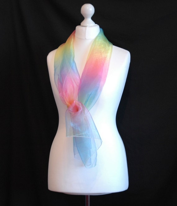 Rainbow Scarf Sash LB Veils LBV182 UK