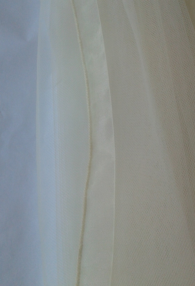 Waist Any Ribbon Veil Fingertip Colour Pink LB Veils LBV184 UK Edge Organza Elbow Length 2 Tier Floor Blush Bridal Wedding