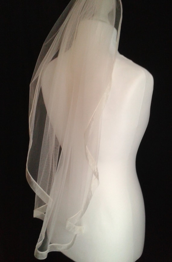 Wedding Veil 1 Single Tier Plain LB Veils LBV183 UK