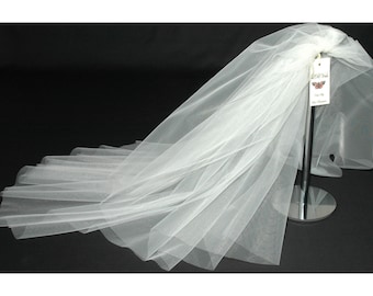 2 Tier Plain LB Veils 156 UK