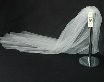 1 Single Tier Plain LB Veils 162 UK