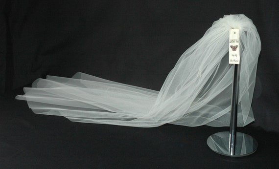 1 Single Tier Plain Wedding Veil LB Veils LBV162 UK