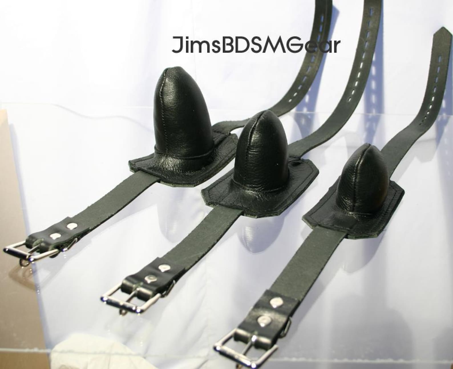 Leather gags in 3 sizes 6 different gag styles in all Etsy