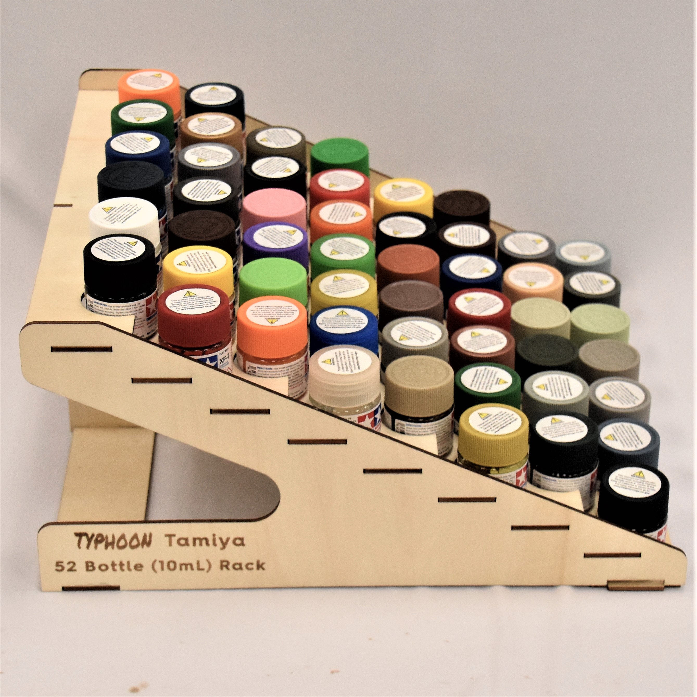52 Bottle Tamiya 10 mL Paint Rack Typhoon hobby storage Etsy