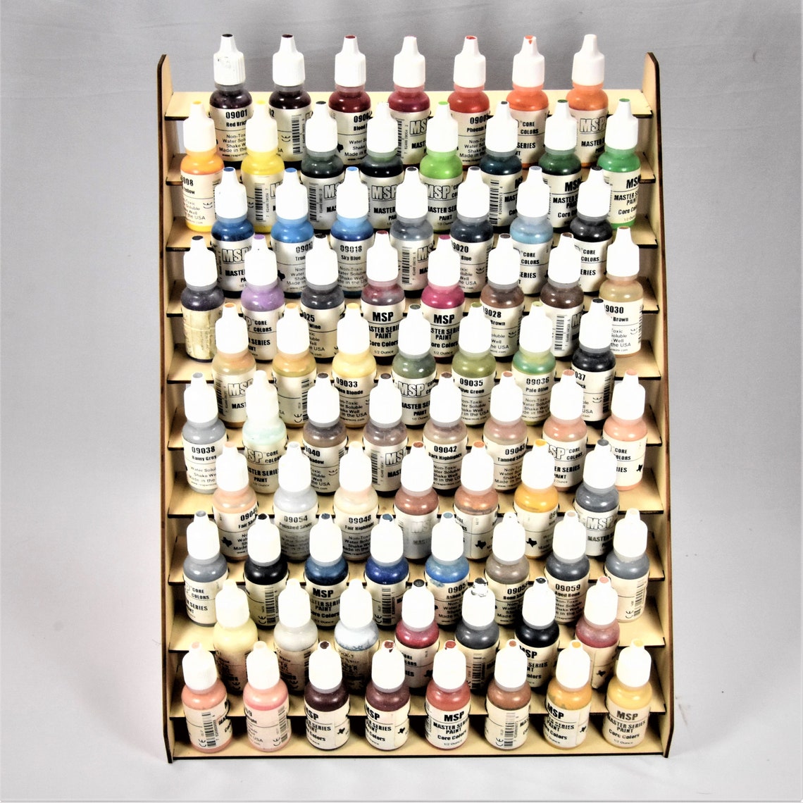 75 bottle paint rack Only 11.5 inches wide USA Typhoon hobby Etsy
