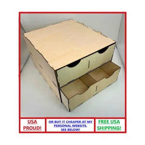 Typhoon Hobby paint drawer Typhoon Stackable! USA hobby wooden storage organizer! Vallejo, citadel, Army painter, model storage