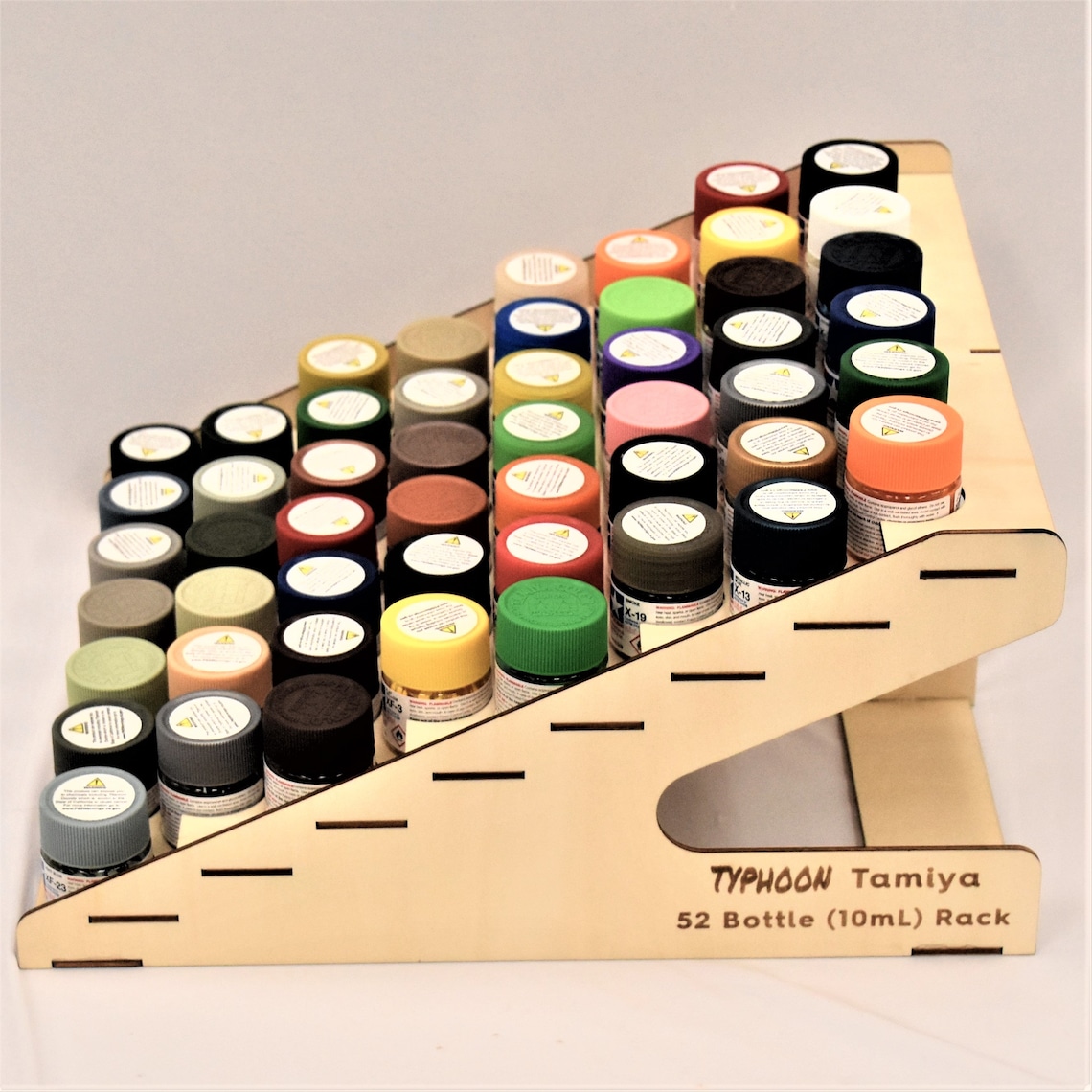 52 Bottle Tamiya 10 mL Paint Rack Typhoon hobby storage Etsy