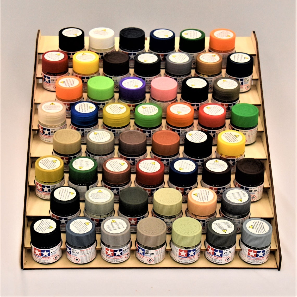 52 Bottle Tamiya 10 mL Paint Rack Typhoon hobby storage Etsy