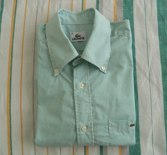 Buy Vintage Lacoste MENS SHIRT Size M L 40 Buttondown Online in India - Etsy