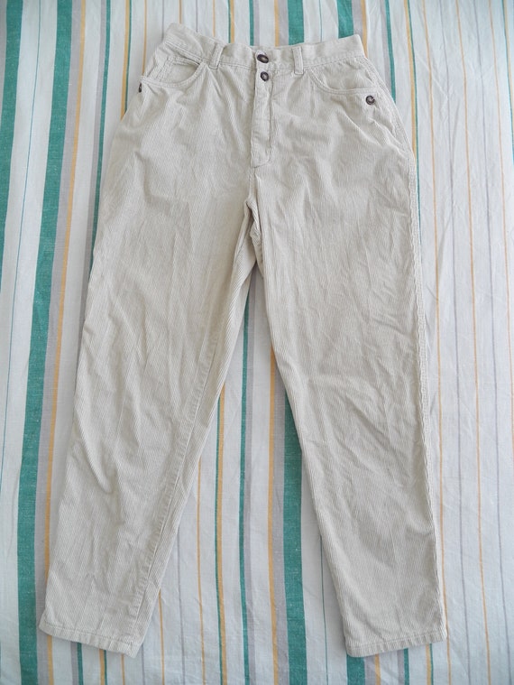 Vintage Marc Cain Womens Cord Pants Mom Jeans Siz… - image 2