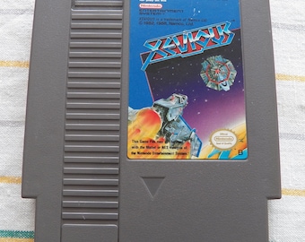 Xevious NES Game Cart Modul PAL Nintendo Unterhaltung System nes-xv-eec Made in Japan 1985 Vintage Retro 80er Jahre