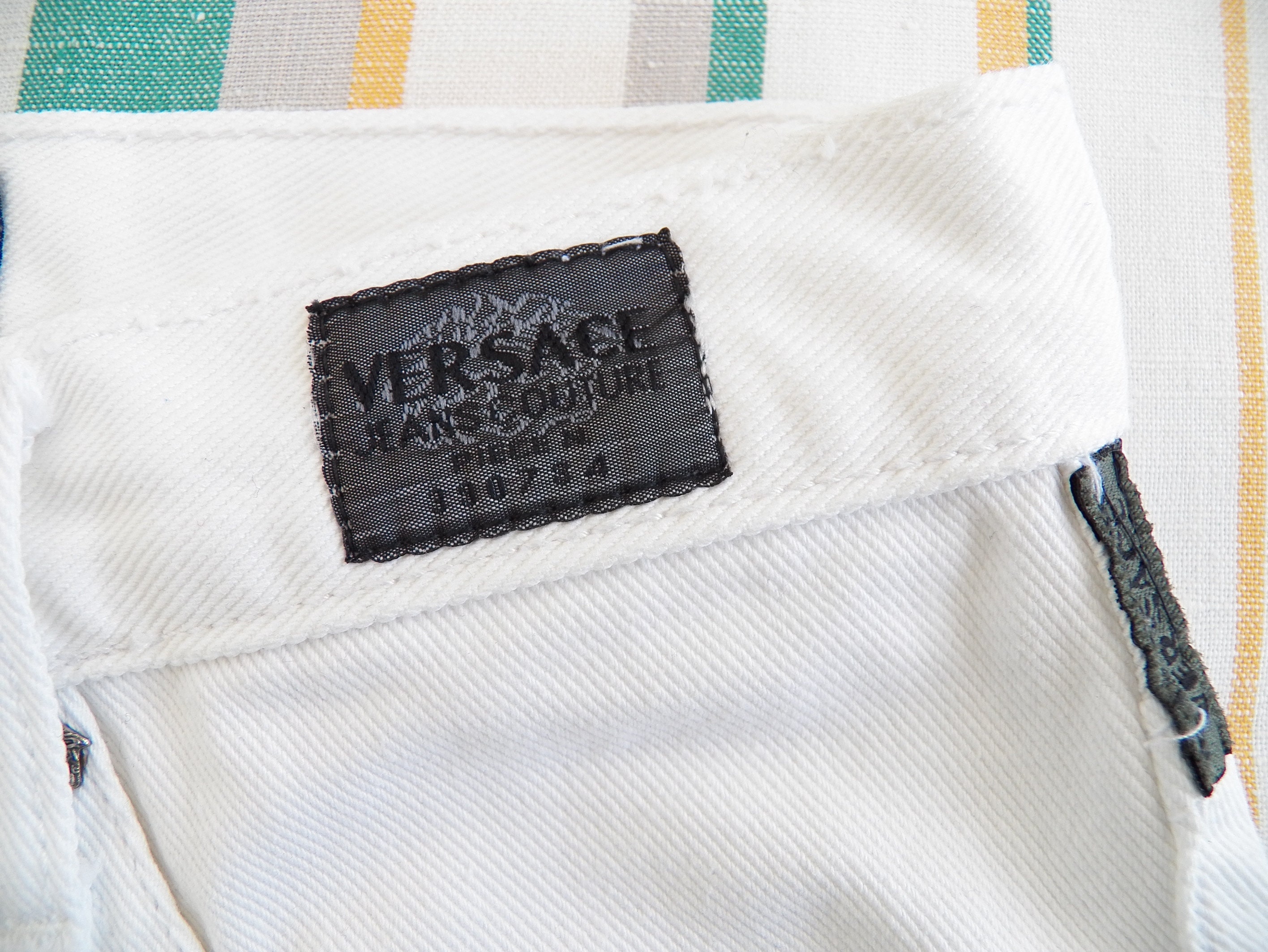 Vintage Versace Jeans Couture Donna Taglia 27 W24 L28 Mens | Etsy Italia
